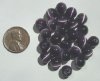 25 8mm Amethyst Fiber Optic